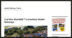 Desktop Screenshot of modelrailwaytrains.org